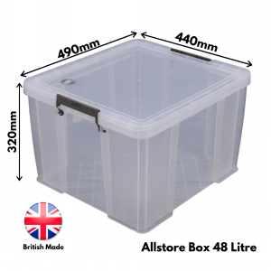 Allstore Plastic Storage Box Size 29 (48 Litre)